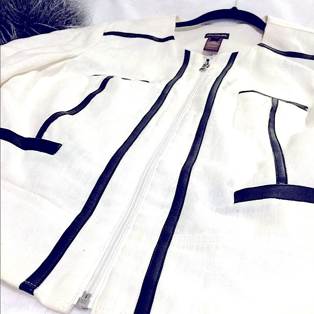 Classy & Elegant,💯%Linen Mid Range Suit Blazer - Picture 4 of 13